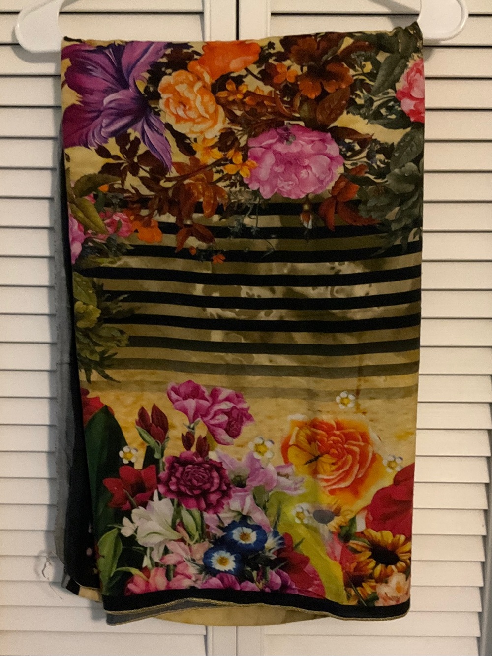Floral Multi-Color Women's Scarf Wrap